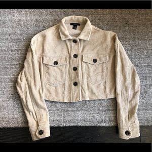 Cropped Corduroy Jacket